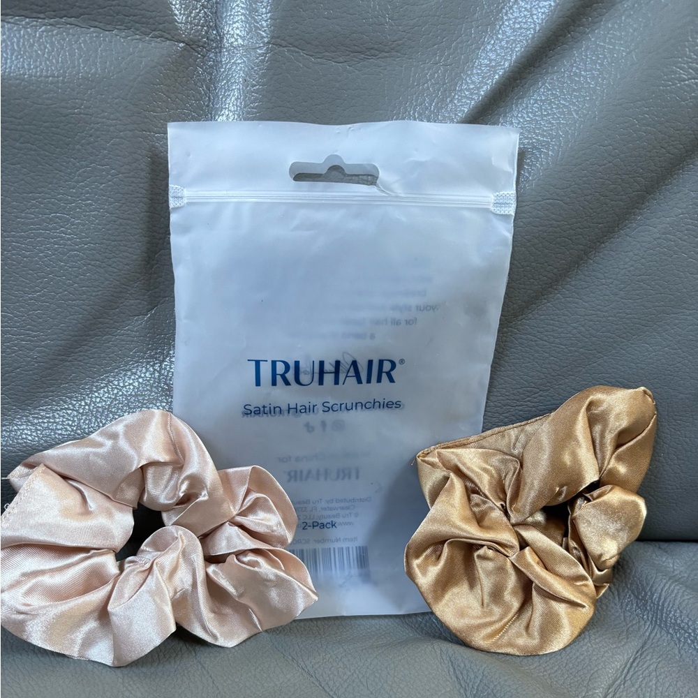 Satin hair scrunchies by TRUHAIR